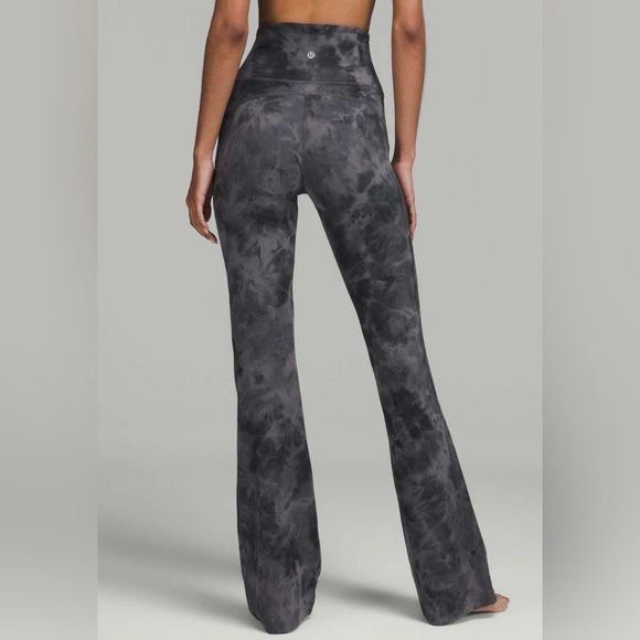 lululemon athletica Pants - Lululemon Groove Super-High-Rise Flared Pant Nulu
Diamond Dye Grey 14